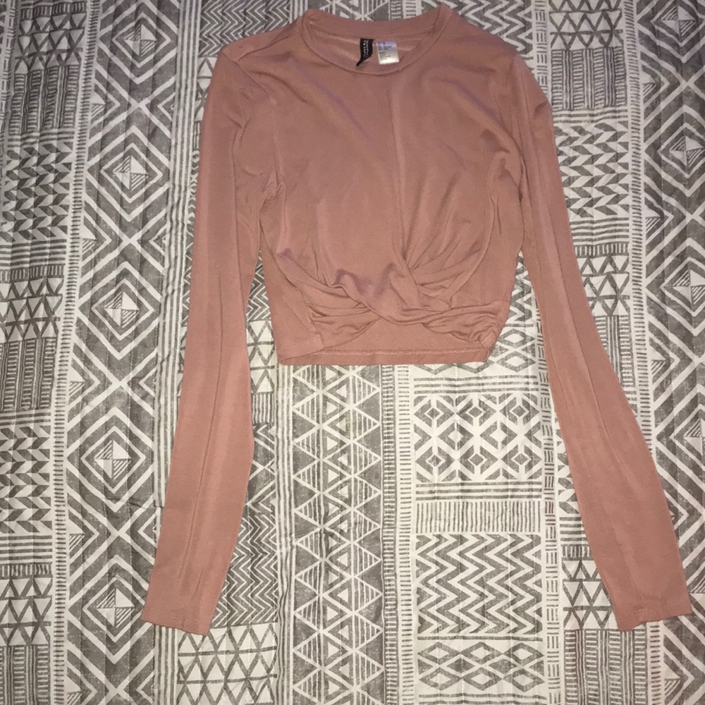 divided crop top